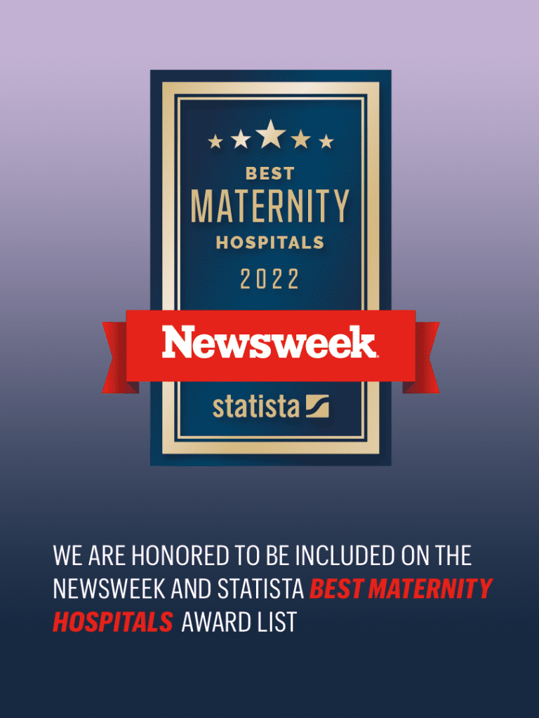 Cooley Dickinson Best Maternity Hospital 2022 (Newsweek)