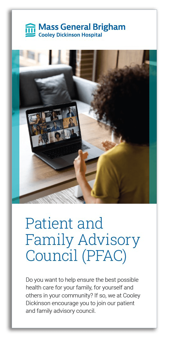 Patient and Family Advisory Council brochure thumbnail