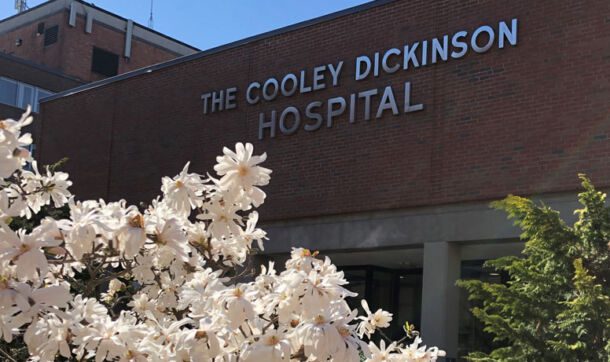 Exterior of Cooley Dickinson Hospital